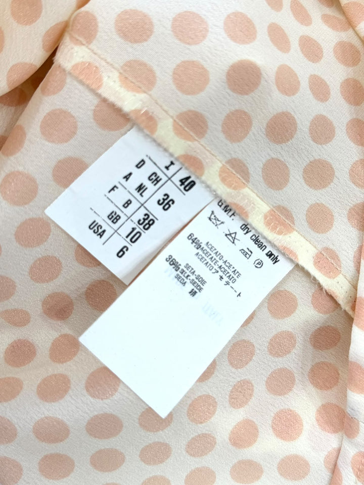 MISSONI DONNA VINTAGE SILK BLEND POLKA DOT SHIRT