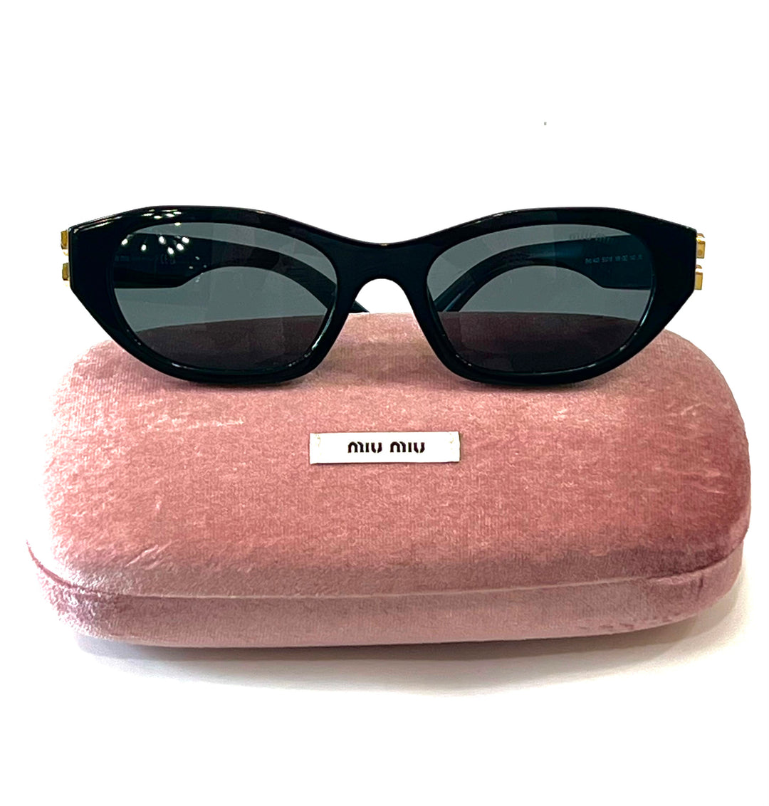 MIU MIU SMUA03 ACETATE CAT-EYE SUNGLASSES