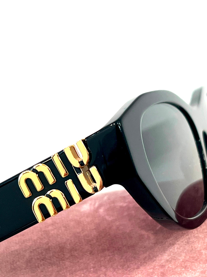 MIU MIU SMUA03 ACETATE CAT-EYE SUNGLASSES