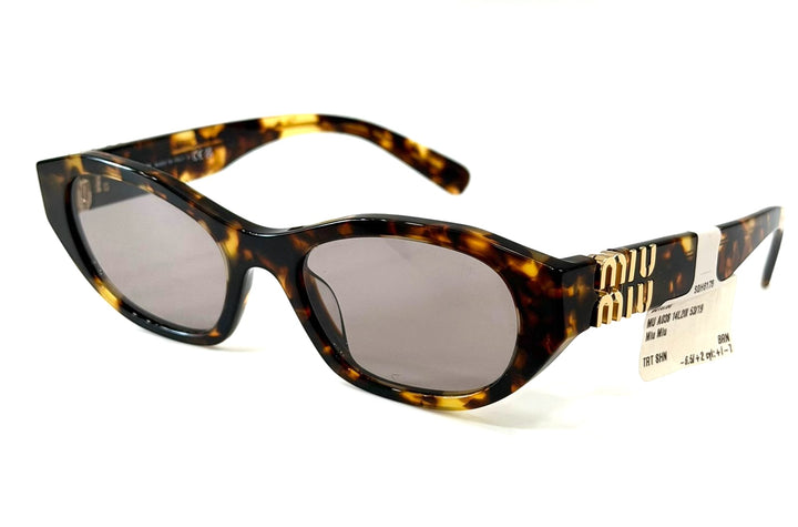 MIU MIU CAT-EYE 09YS TORTOISESHELL SUNGLASSES IN HAVANA