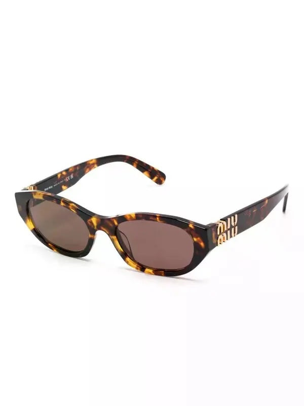 MIU MIU CAT-EYE 09YS TORTOISESHELL SUNGLASSES IN HAVANA