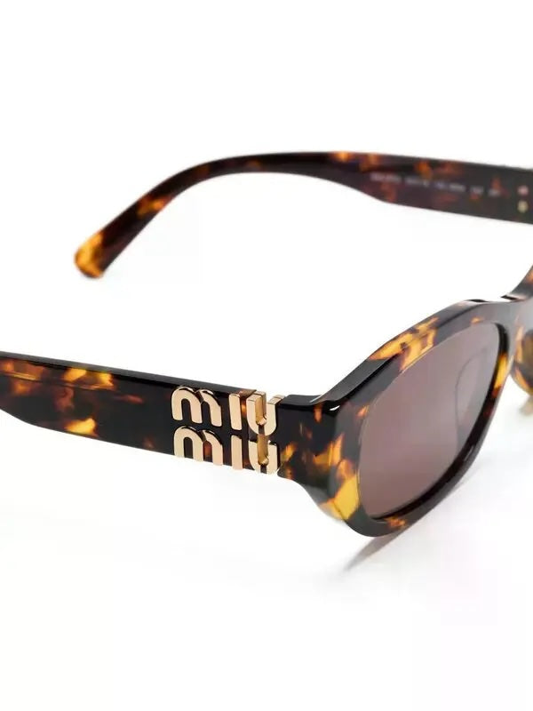 MIU MIU CAT-EYE 09YS TORTOISESHELL SUNGLASSES IN HAVANA