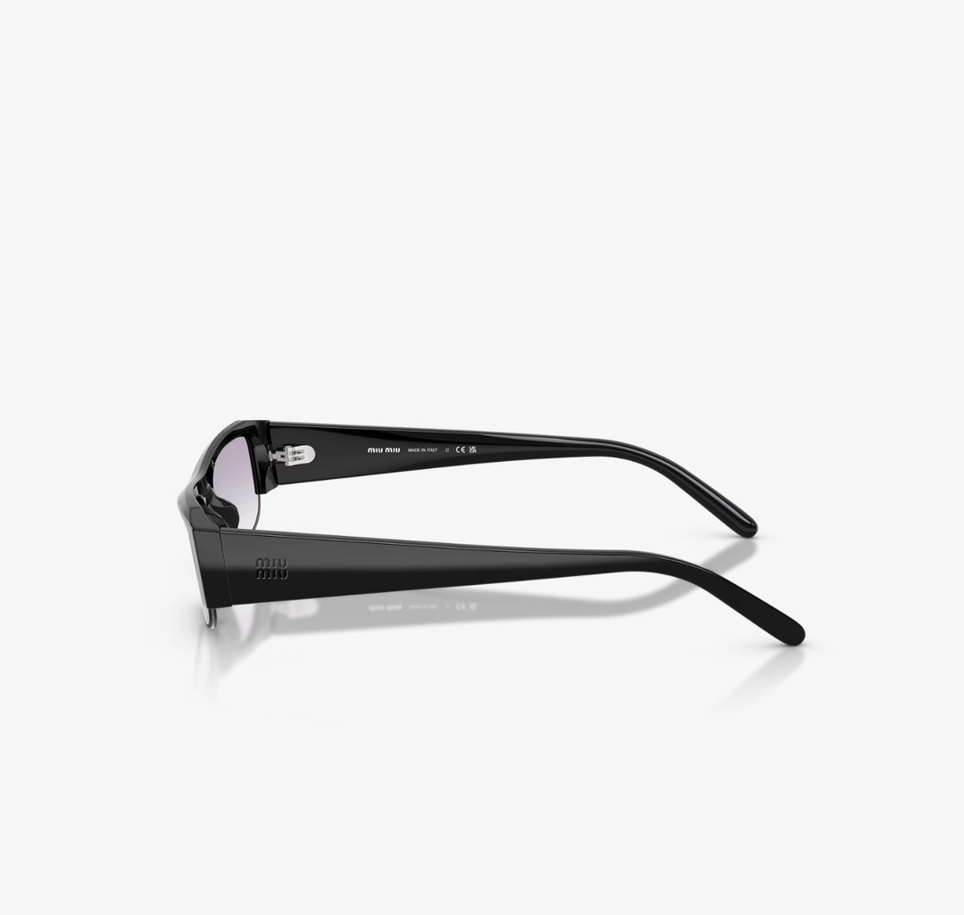 MIU MIU SMUB07 VEDETTE RECTANGULAR FRAME ACETATE SUNGLASSES