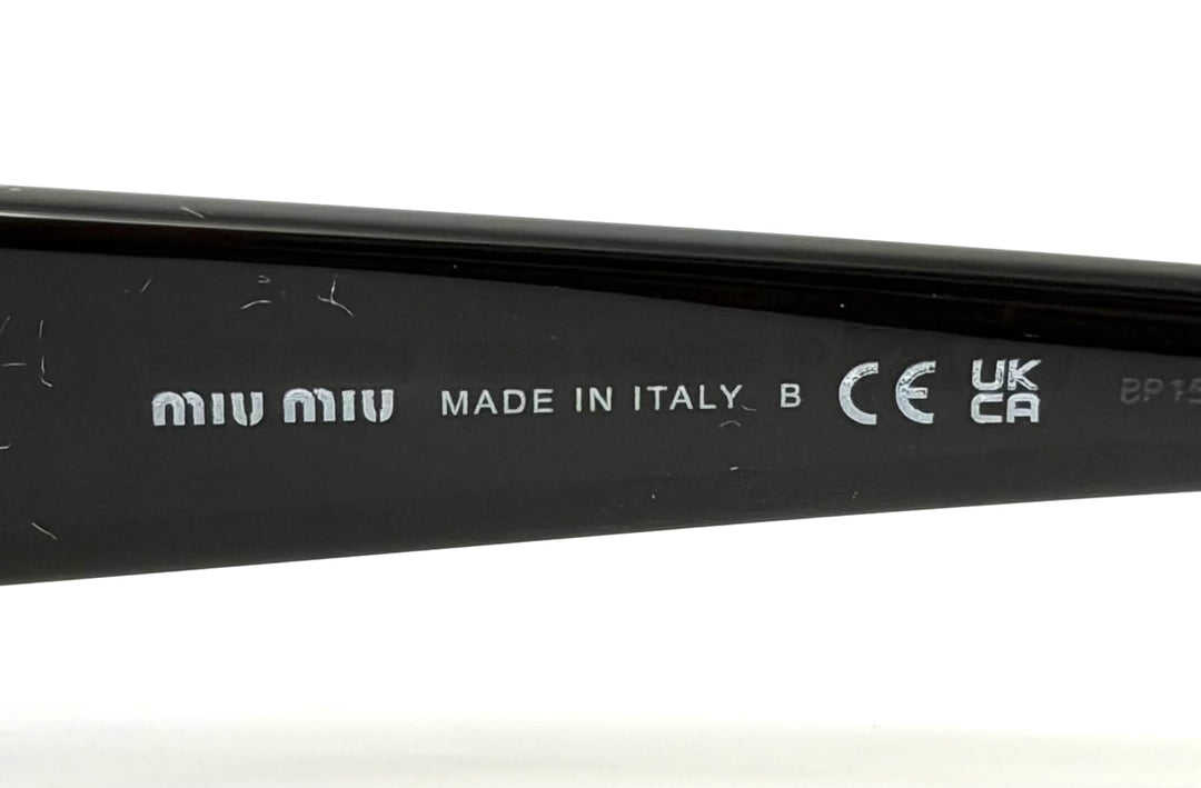 MIU MIU SMUB07 VEDETTE RECTANGULAR FRAME ACETATE SUNGLASSES