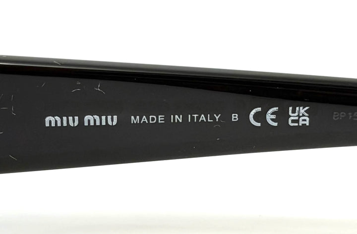 MIU MIU SMUB07 VEDETTE RECTANGULAR FRAME ACETATE SUNGLASSES