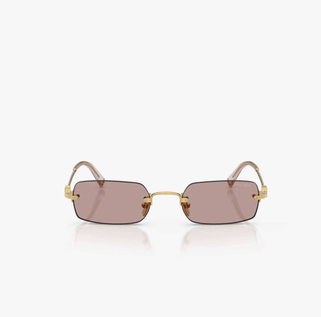 MIU MIU 0MU B50S RECTANGULAR FRAME 3D LOGO SUNGLASSES
