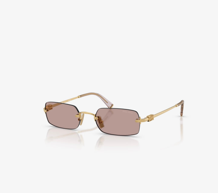 MIU MIU 0MU B50S RECTANGULAR FRAME 3D LOGO SUNGLASSES