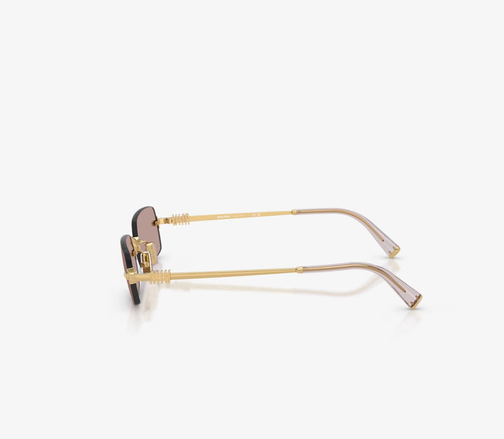 MIU MIU 0MU B50S RECTANGULAR FRAME 3D LOGO SUNGLASSES
