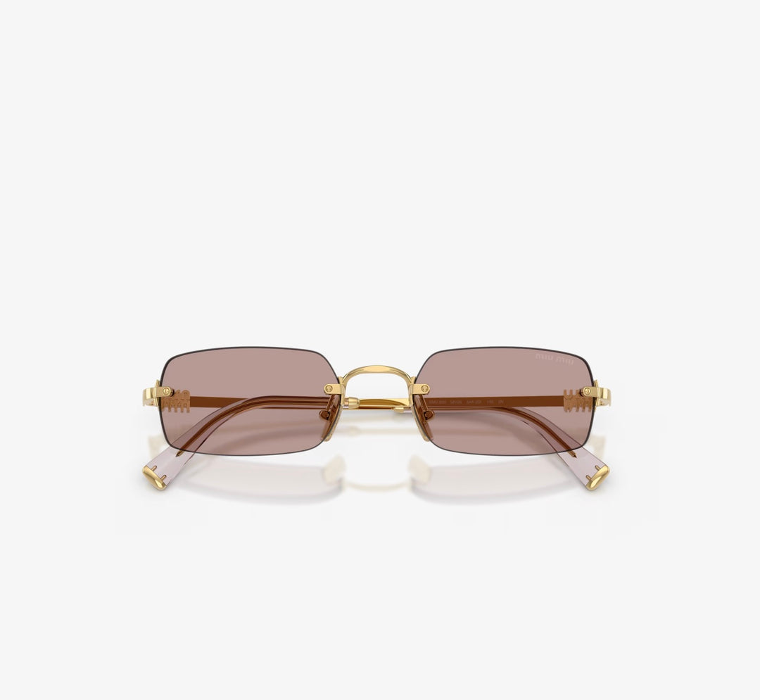 MIU MIU 0MU B50S RECTANGULAR FRAME 3D LOGO SUNGLASSES