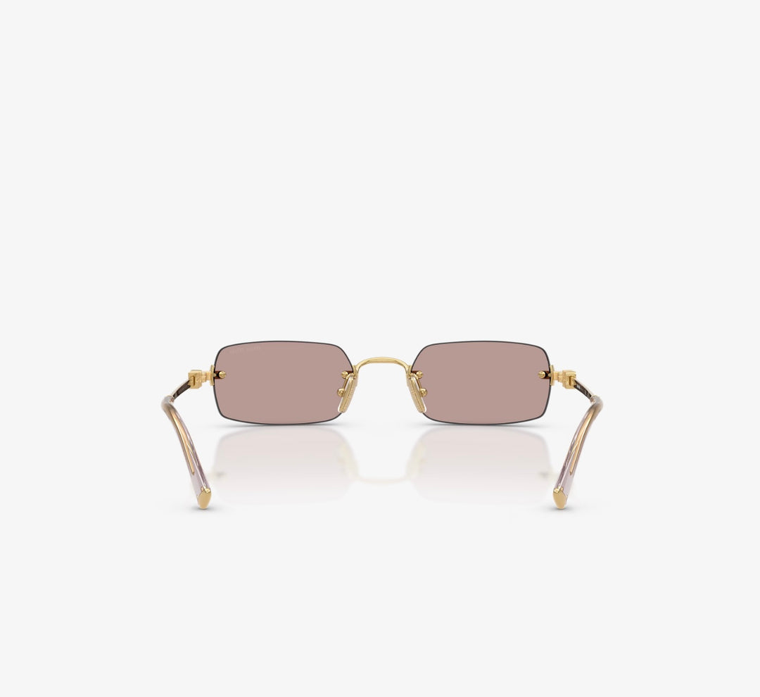 MIU MIU 0MU B50S RECTANGULAR FRAME 3D LOGO SUNGLASSES