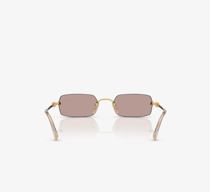 MIU MIU 0MU B50S RECTANGULAR FRAME 3D LOGO SUNGLASSES