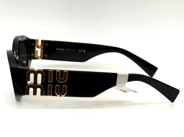 MIU MIU SMU11WS MIU GLIMPSE OVAL-FRAME SUNGLASSES