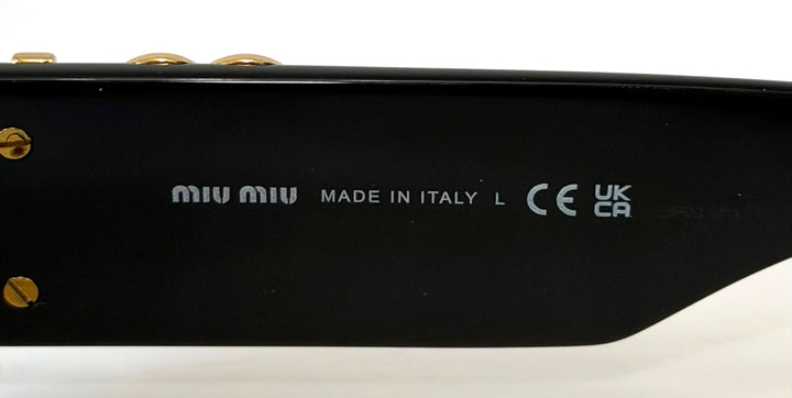 MIU MIU SMU11WS MIU GLIMPSE OVAL-FRAME SUNGLASSES