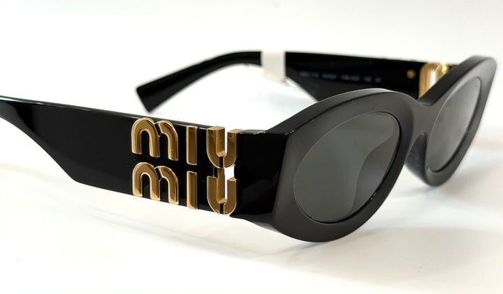 MIU MIU SMU11WS MIU GLIMPSE OVAL-FRAME SUNGLASSES