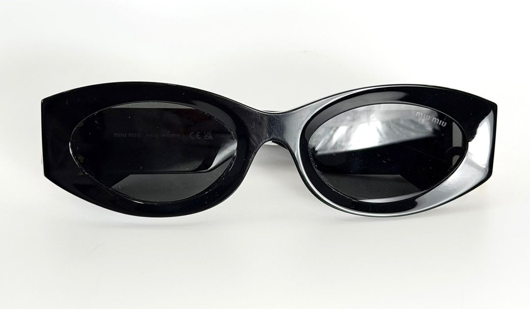 MIU MIU GLIMPSE OVAL-FRAME SUNGLASSES
