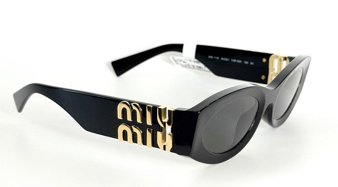 MIU MIU GLIMPSE OVAL-FRAME SUNGLASSES