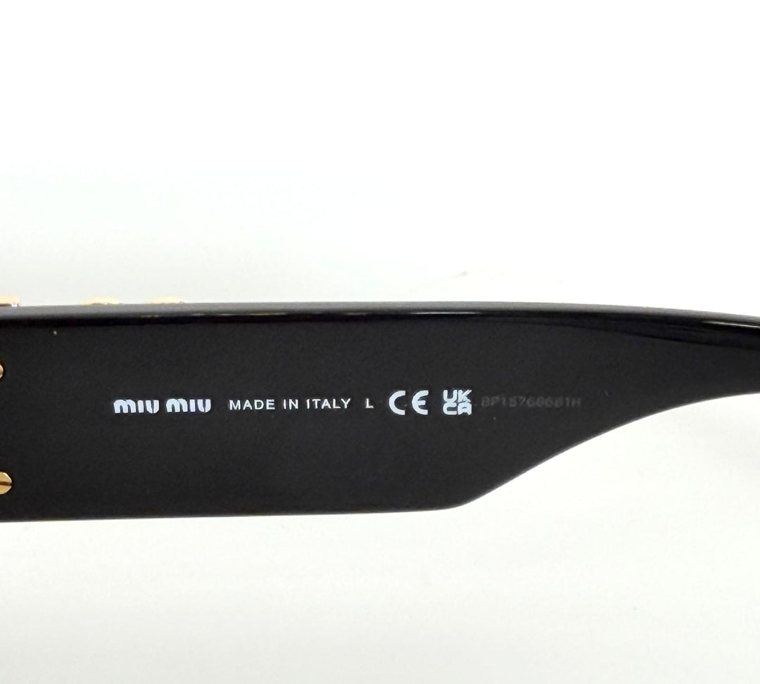 MIU MIU GLIMPSE OVAL-FRAME SUNGLASSES