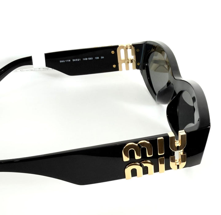 MIU MIU GLIMPSE OVAL-FRAME SUNGLASSES