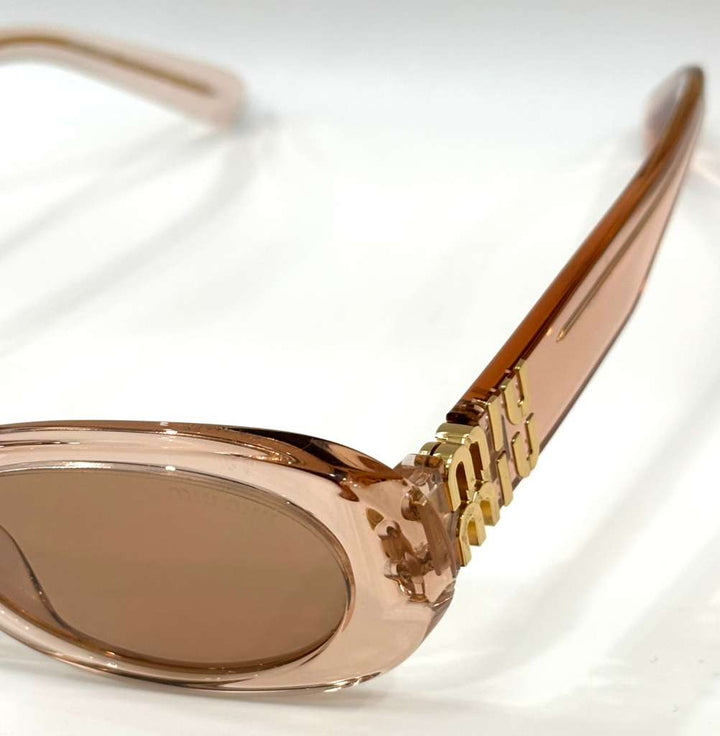 MIU MIU OVAL-FRAME SUNGLASSES