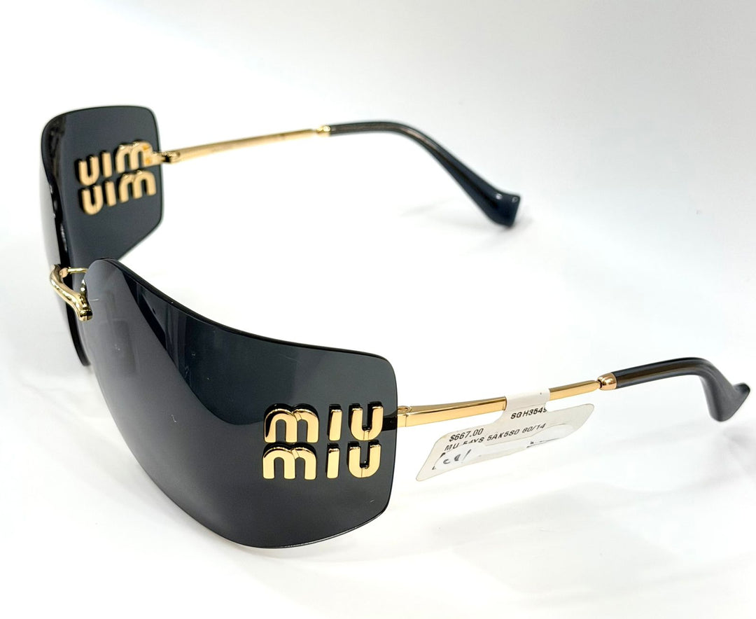 MIU MIU RUNWAY RECTANGLE-FRAME SUNGLASSES