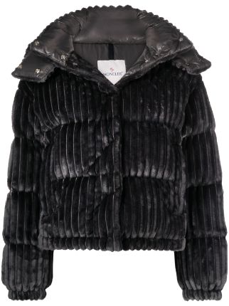 MONCLER DAOS QUILTED VELVET DOWN JACKET