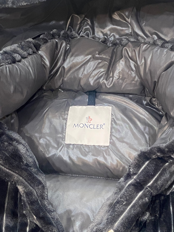 MONCLER DAOS QUILTED VELVET DOWN JACKET