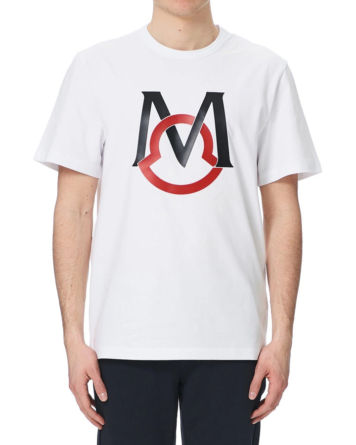 MONCLER MAGLIA LOGO CREW NECK T-SHIRT