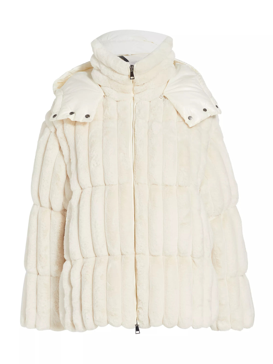 MONCLER MAINLINE FARE FAUX FUR JACKET