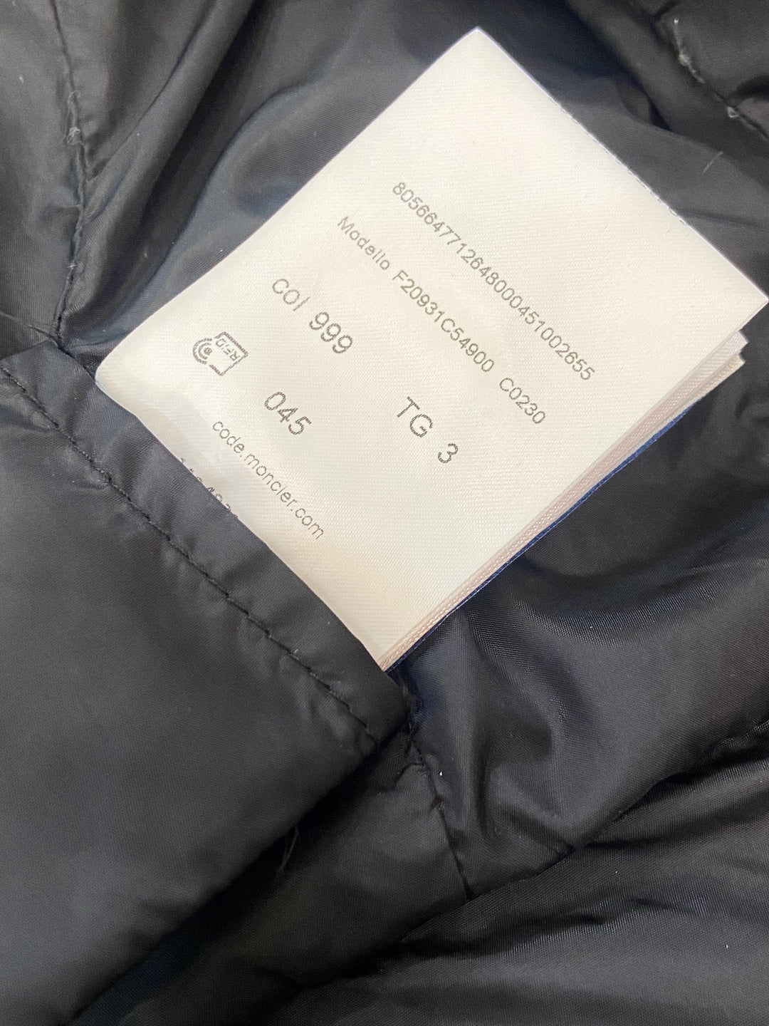 MONCLER MALBAN DOWN COAT