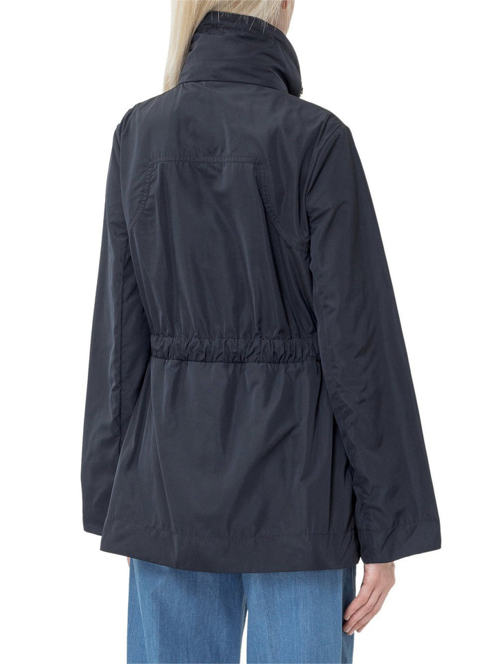 MONCLER OCRE HOODED PARKA JACKET