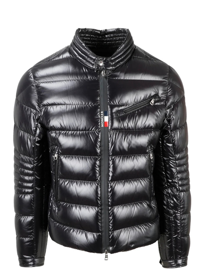 MONCLER BAUNARD ZIPPED DOWN BIKER JACKET