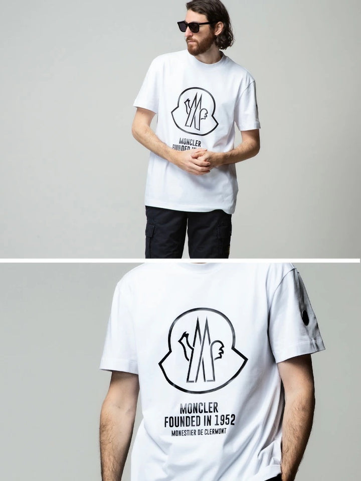 MONCLER LOGO-PRINT SHORT SLEEVE T-SHIRT