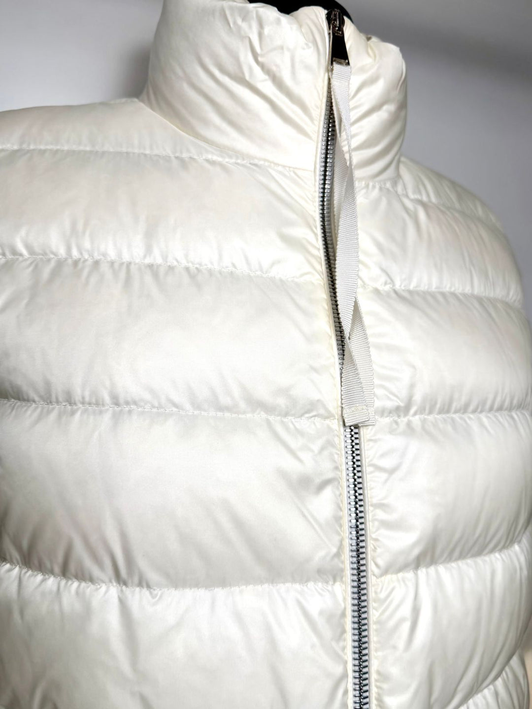 MONCLER PADDED WOOL CARDIGAN PUFFER JACKET