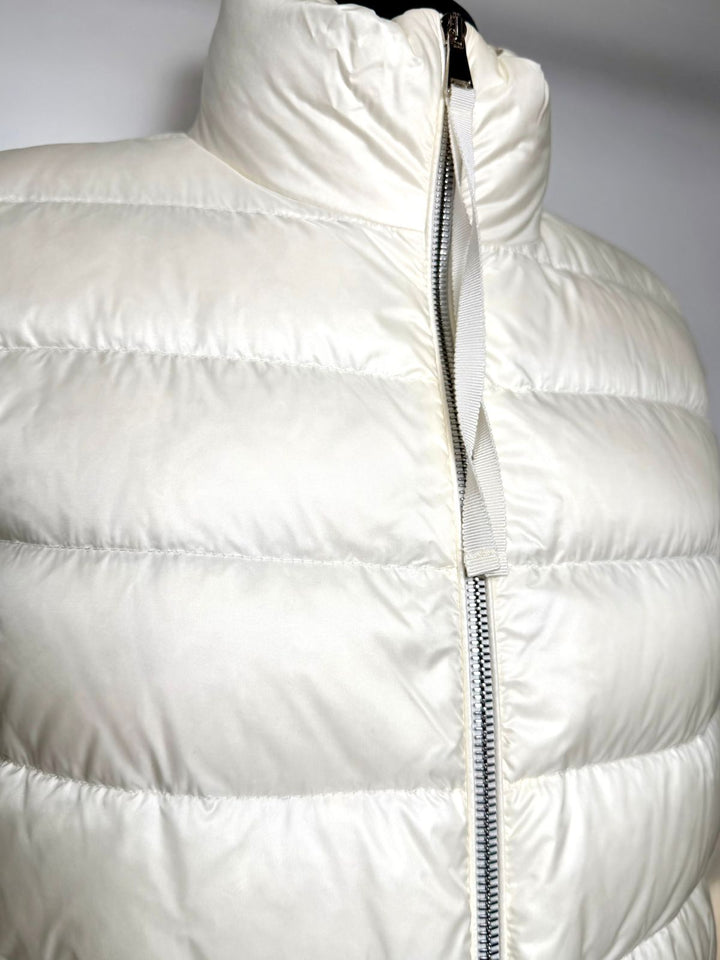 MONCLER PADDED WOOL CARDIGAN PUFFER JACKET