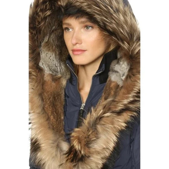 MACKAGE DOWN AND FUR CLASSIC KAY PARKA JACKET
