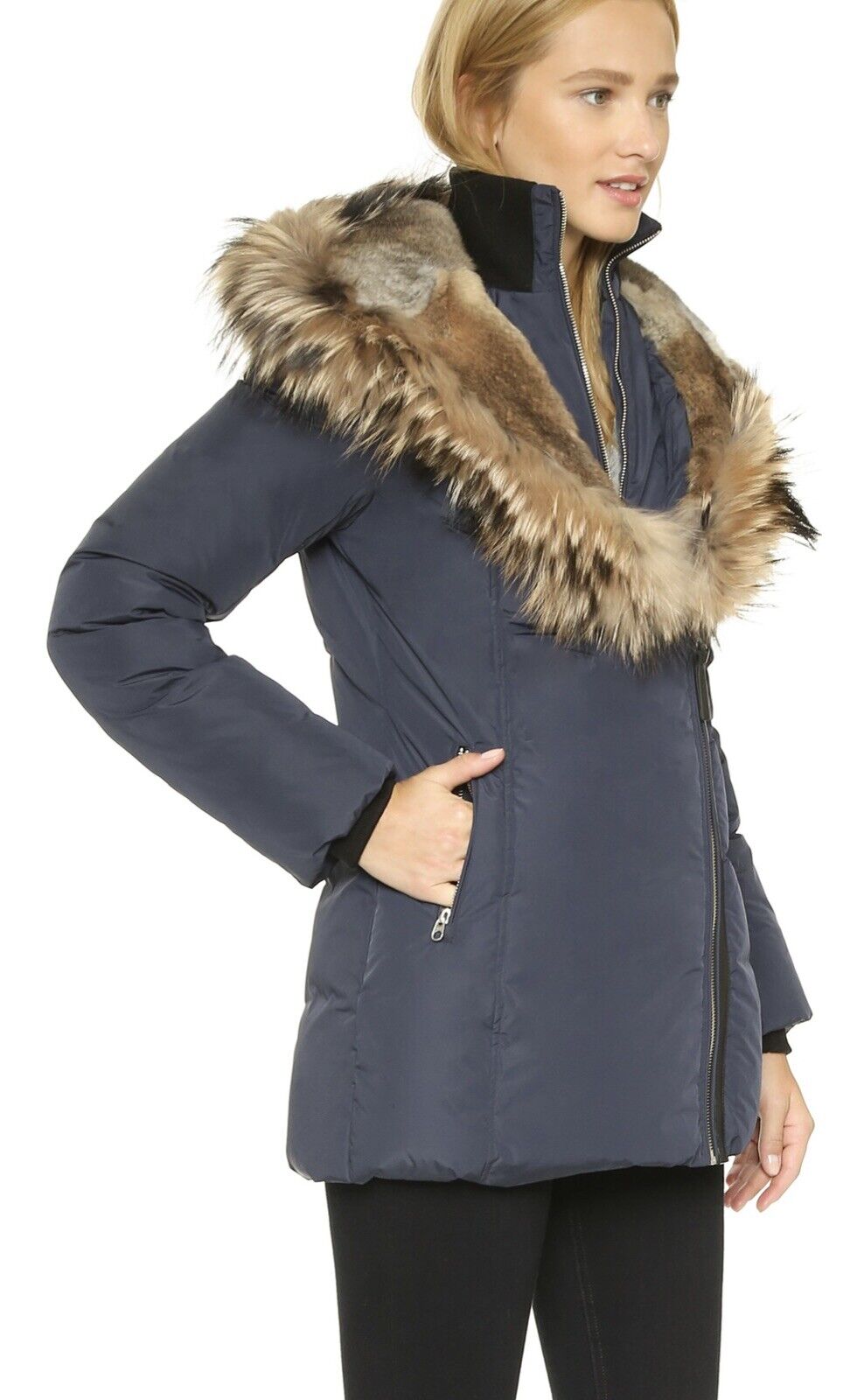 MACKAGE DOWN AND FUR CLASSIC KAY PARKA JACKET