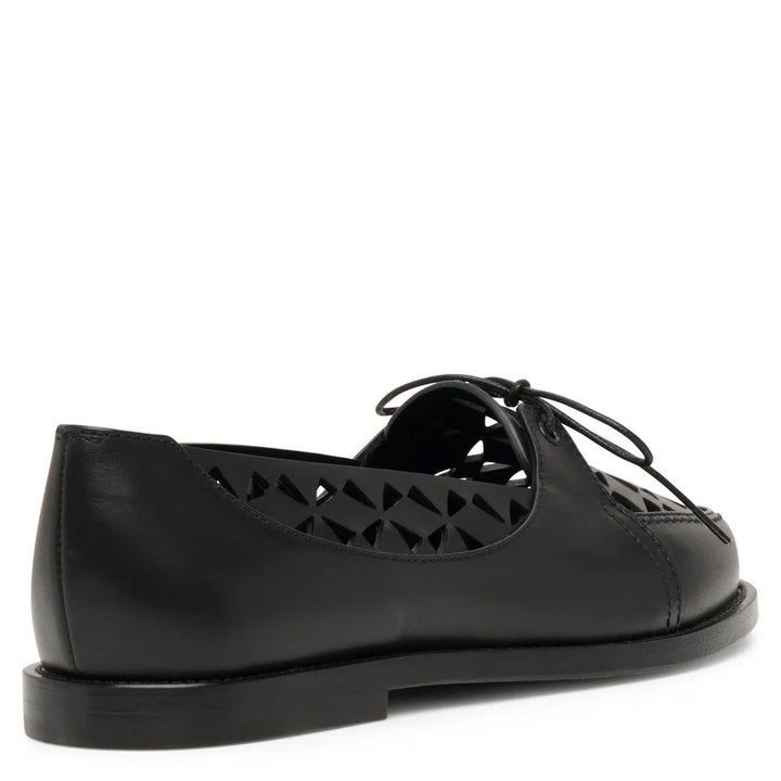 MANOLO BLAHNIK DELIRIUM LASER CUT LEATHER LOAFERS
