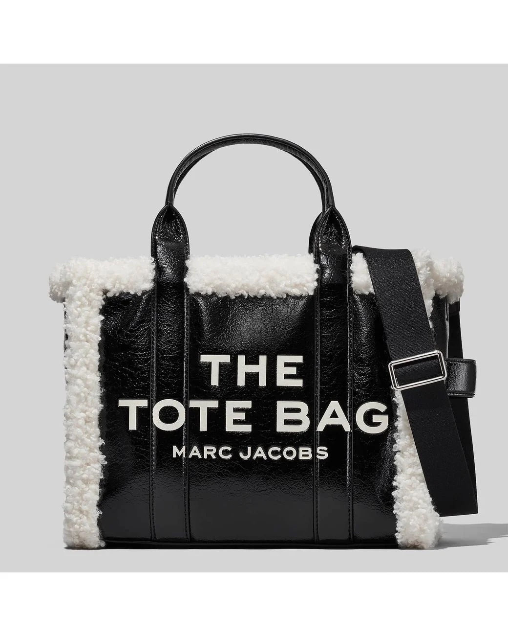 MARC JACOBS THE CRINKLE MEDIUM LEATHER TOTE BAG – Caroline's Fashion ...