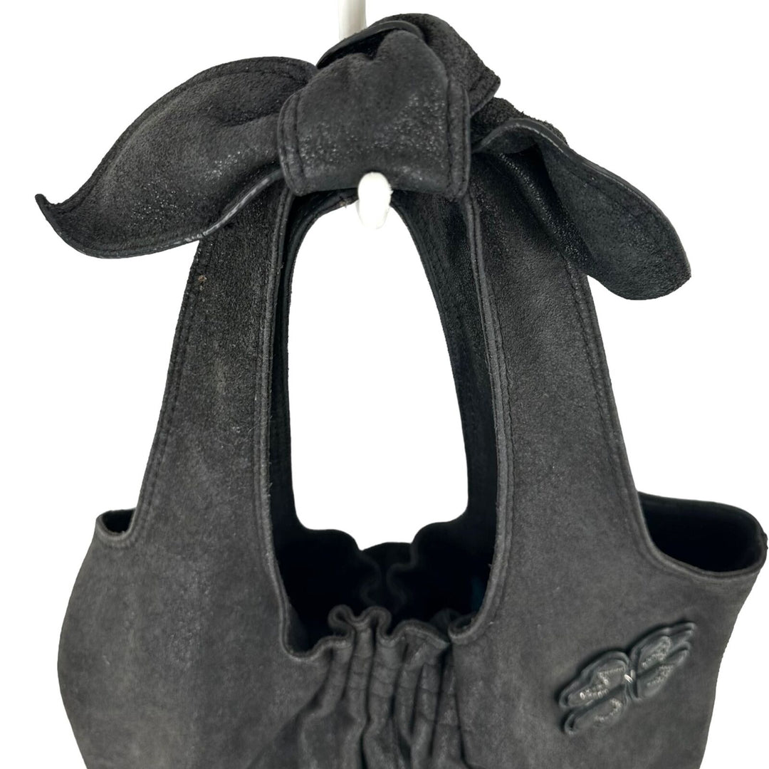 MARC JACOBS VIDA NUBUCK LEATHER HOBO BAG