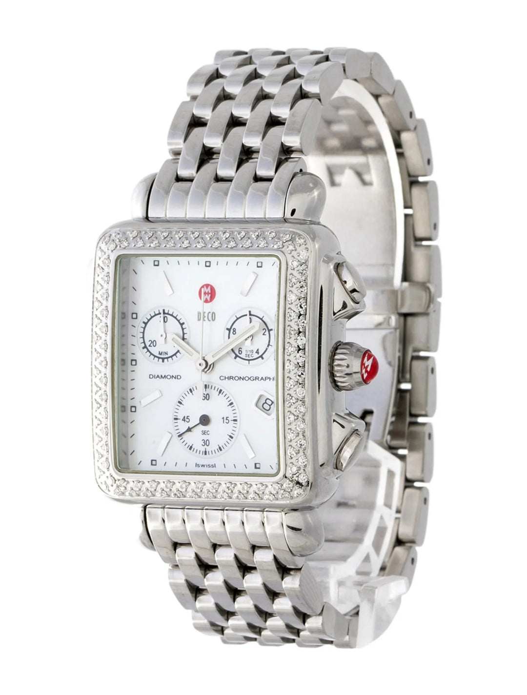MICHELE DECO CHRONOGRAPH DIAMONDS 33MM WATCH