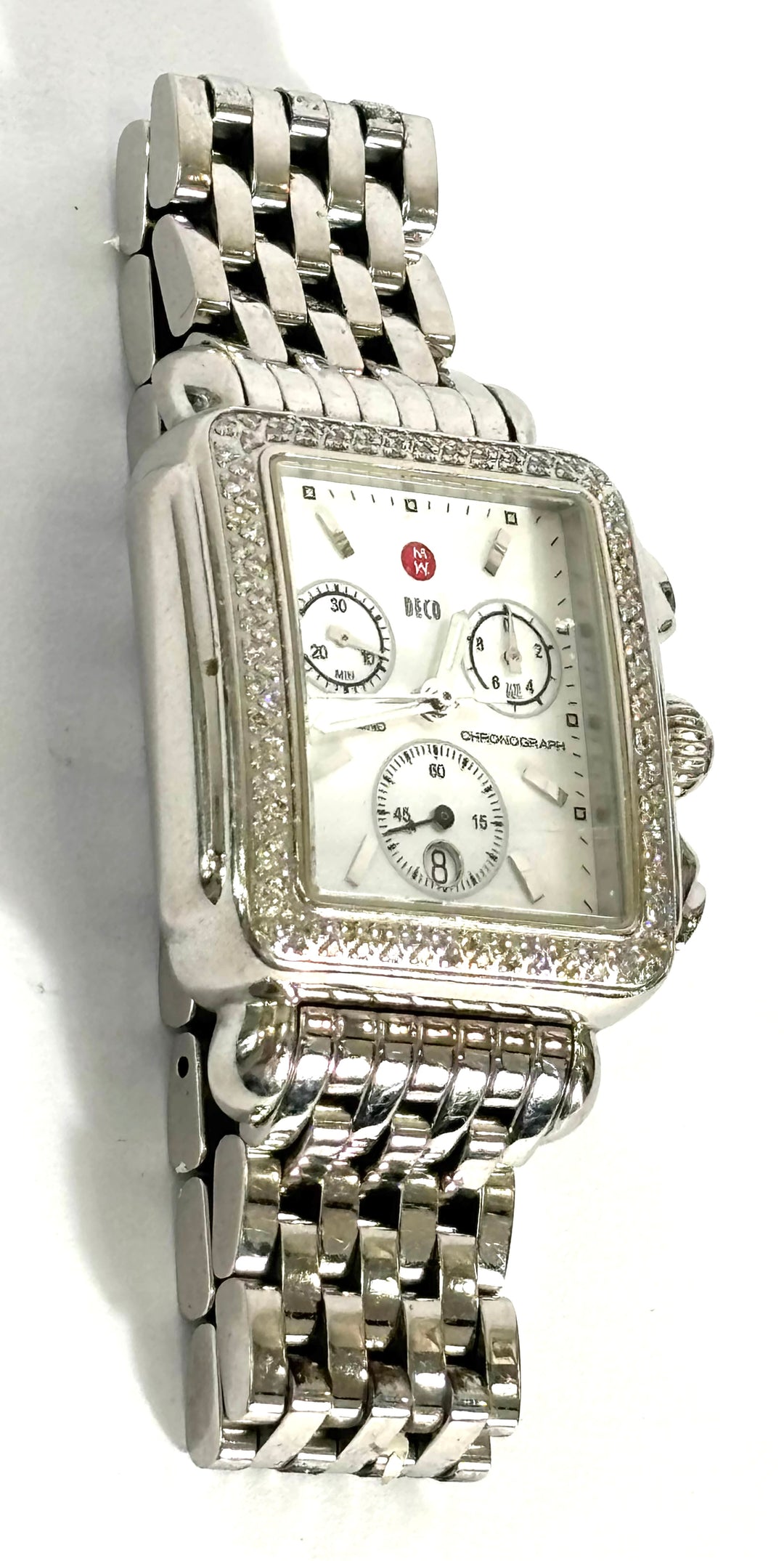 MICHELE DECO CHRONOGRAPH DIAMONDS 33MM WATCH