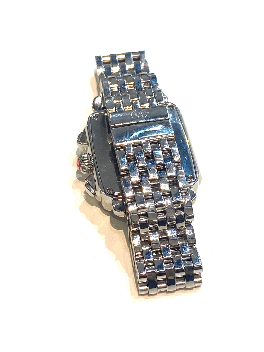 MICHELE DECO DIAMOND MOTHER OF PEARL DIAL STEEL WOMEN&
