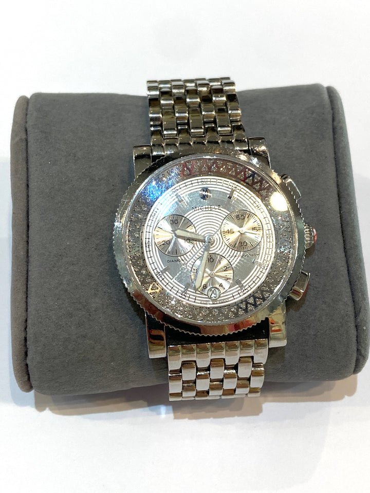 MICHELE SPORT SAIL DIAMOND STAINLESS STEEL LIMITED EDITION WATCH
