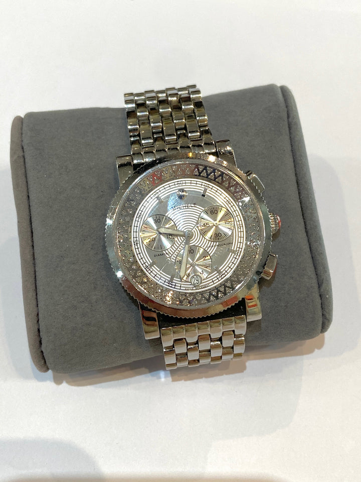 MICHELE SPORT SAIL DIAMOND STAINLESS STEEL LIMITED EDITION WATCH