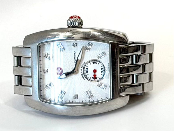 MICHELE URBAN MINI DIAMOND DIAL MWW02A000502 STAINLESS STEEL WATCH