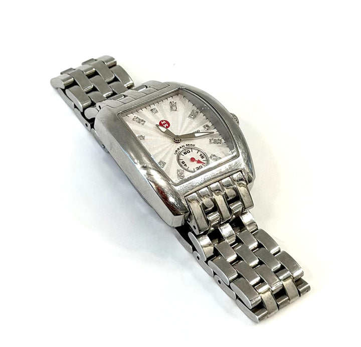 MICHELE URBAN MINI DIAMOND DIAL MWW02A000502 STAINLESS STEEL WATCH