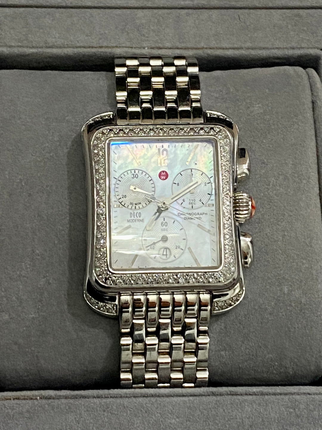 MICHELE DECO MODERN II DIAMOND WATCH
