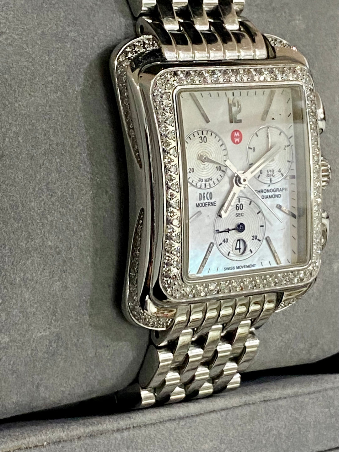 MICHELE DECO MODERN II DIAMOND WATCH