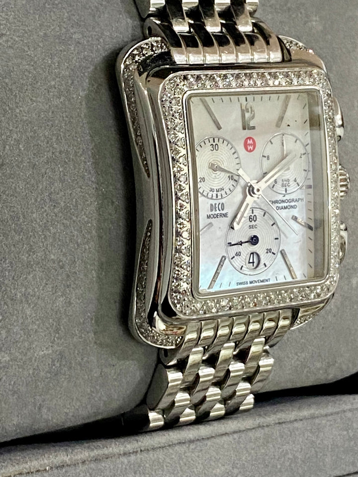 MICHELE DECO MODERN II DIAMOND WATCH