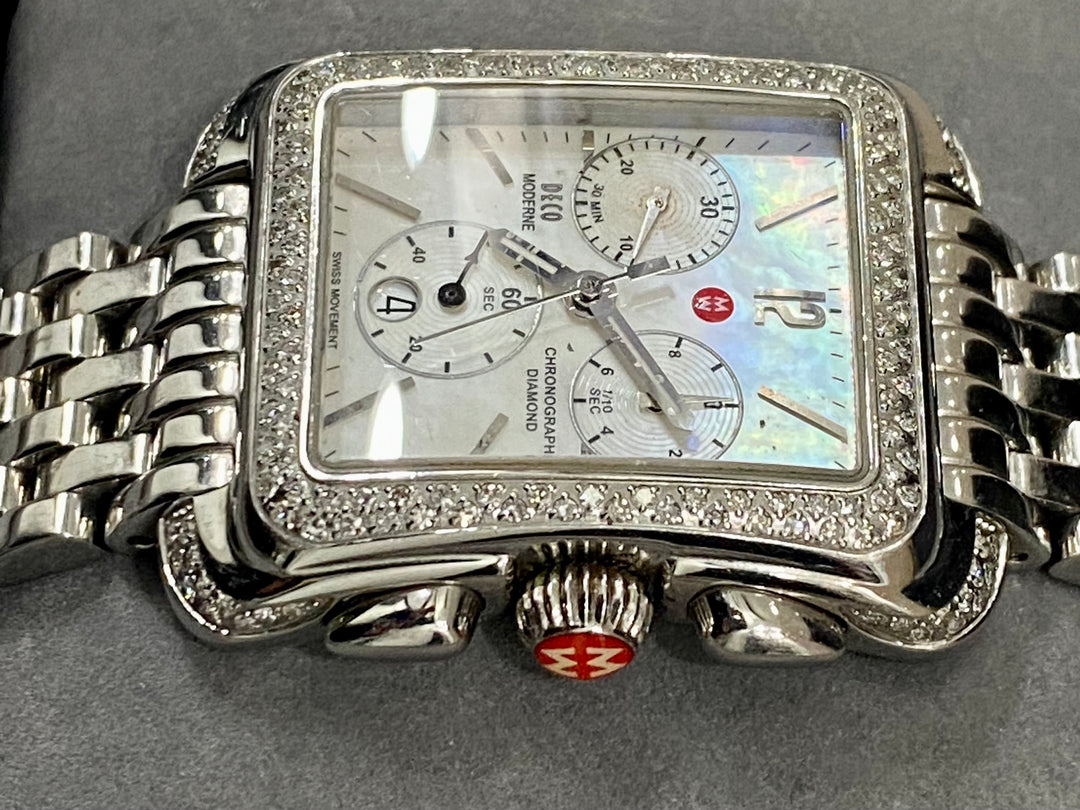 MICHELE DECO MODERN II DIAMOND WATCH